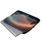 Custom Tablet Sleeve - Rainbow Starry Sky Design (Vorne Knopf)