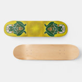 Custom Taíno Atabey Skateboard Deck (Horizontal)