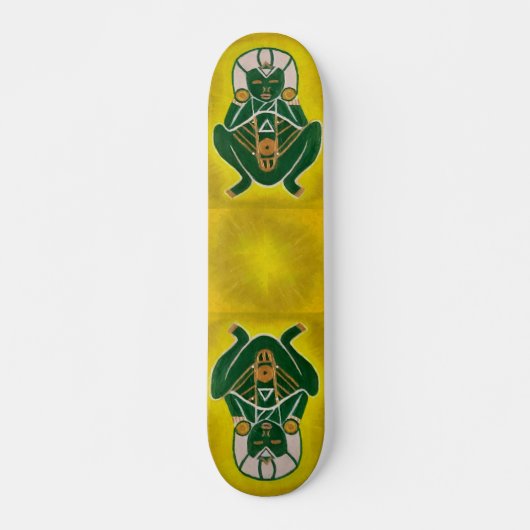 Custom Taíno Atabey Skateboard Deck (Vorne)
