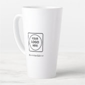 Custom Tall 17oz Logo Latte No Minimum mug Milchtasse (Linke Ecke)