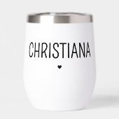 Custom Tante Est. Modern Brush Script Typografie (Rückseite)