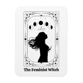 Custom Tarot Add Name Divorce Party Favor Feminist Magnet
