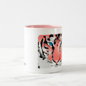 CUSTOM-TASSE - PEACH TIGER ZWEIFARBIGE TASSE (Mittel)