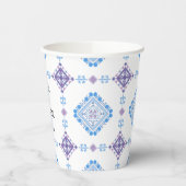 Custom Tatreez Thobe Henna Party Pappbecher (Links)