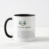 Custom Tattoo Artist Definition Personalized Mug Tasse (Links)
