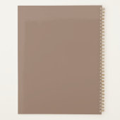 Custom Taue Notebook | Personalisiert Chanterelle Planer (Rückseite)