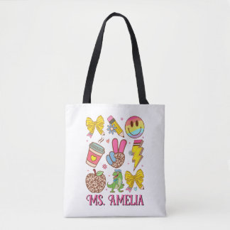 Custom Teacher Bag, Custom Back to School Bag Tasche