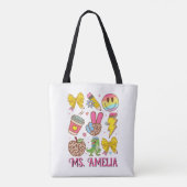 Custom Teacher Bag, Custom Back to School Bag Tasche (Rückseite)
