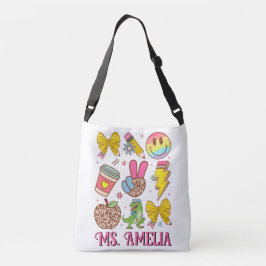 Custom Teacher Bag, Custom Back to School Bag Tragetaschen Mit Langen Trägern