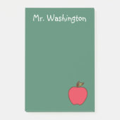 Custom Teacher Chalkboard Post It Notes Post-it Klebezettel (Vorderseite)