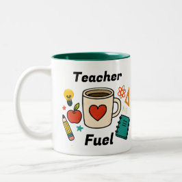 Custom Teacher Fuel Mug Zweifarbige Tasse