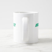 Custom Teacher Gift Mug  Jumbo-Tasse (Rückseite)