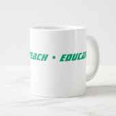 Custom Teacher Gift Mug  Jumbo-Tasse (Vorderseite Rechts)