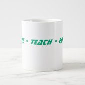 Custom Teacher Gift Mug  Jumbo-Tasse (Vorderseite)
