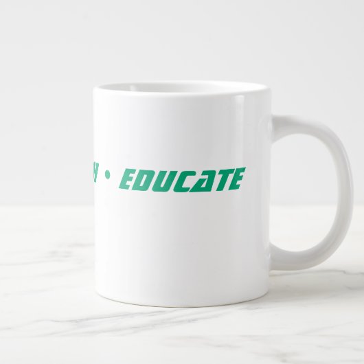 Custom Teacher Gift Mug  Jumbo-Tasse (Rechts)