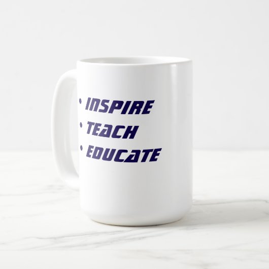 Custom Teacher Gift Mug  Kaffeetasse (Vorderseite Links)