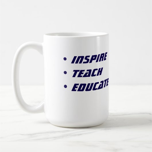 Custom Teacher Gift Mug  Kaffeetasse (Links)