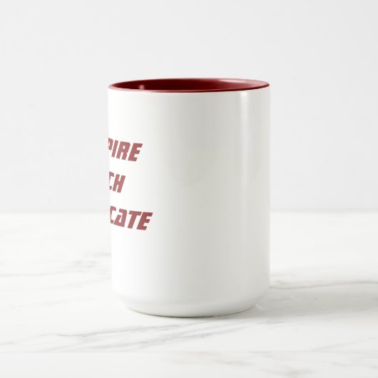 Custom Teacher Gift Mug  Tasse (Zentrum)