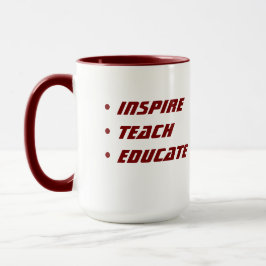 Custom Teacher Gift Mug Tasse