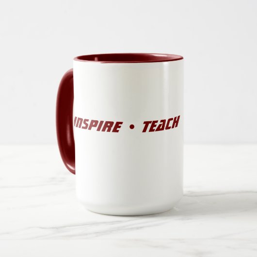 Custom Teacher Gift Mug  Tasse (Vorderseite Links)