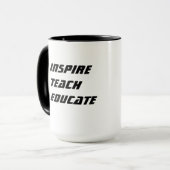 Custom Teacher Gift Mug Tasse (Vorderseite Links)