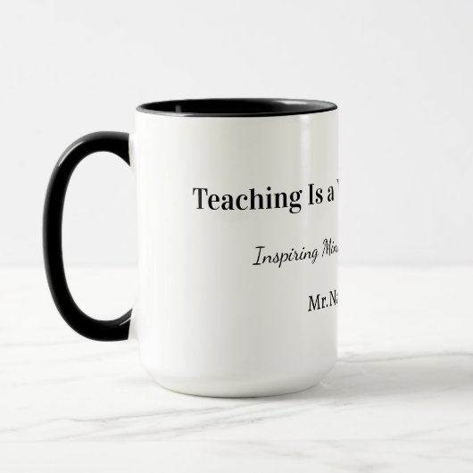 Custom Teacher Gift Mug Tasse (Links)