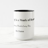 Custom Teacher Gift Mug  Tasse (Zentrum)