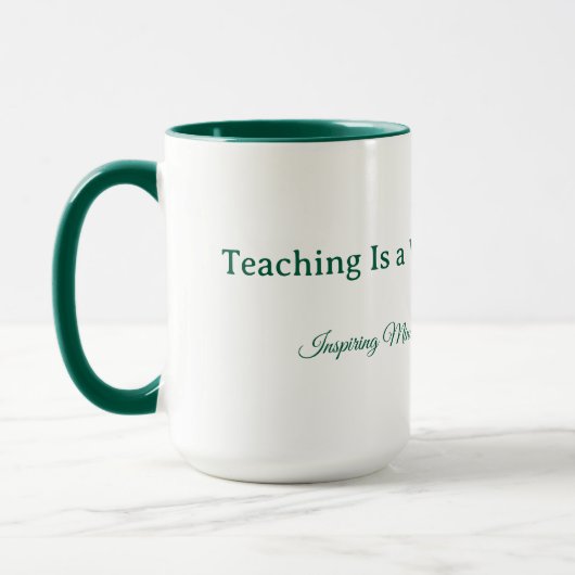 Custom Teacher Gift Mug  Tasse (Links)