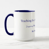 Custom Teacher Gift Mug  Tasse (Links)