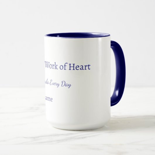 Custom Teacher Gift Mug Tasse (VorderseiteRechts)
