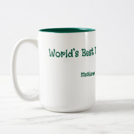 Custom Teacher Gift Mug  Zweifarbige Tasse