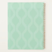 Custom Teacher Name Apple Owl Planer für die Schul (Rückseite)