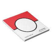 Custom Teacher Notepad Classroom Theme Notizblock (angewinkelt)