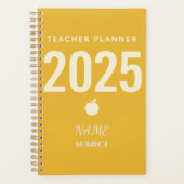 Custom Teacher Planner - Zurück zur Schule 2025 Planer (Vorderseite)