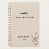 Custom Teacher Planner - Zurück zur Schule 2025 Planer (Vorderseite)
