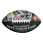 Custom Team Best Coach je Foto Collage Football (Vorderseite)