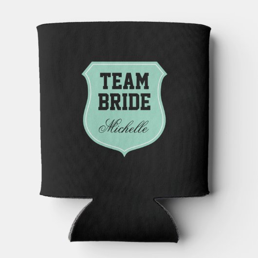 Custom Team Bride kann Kühler für Hochzeitsfeier Dosenkühler (Rückseite)