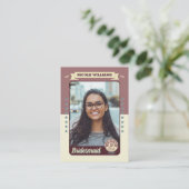 Custom Team Bride Trading Card, Bridesmaier Gesche Telefonnummerkarte (Stehend Vorderseite)