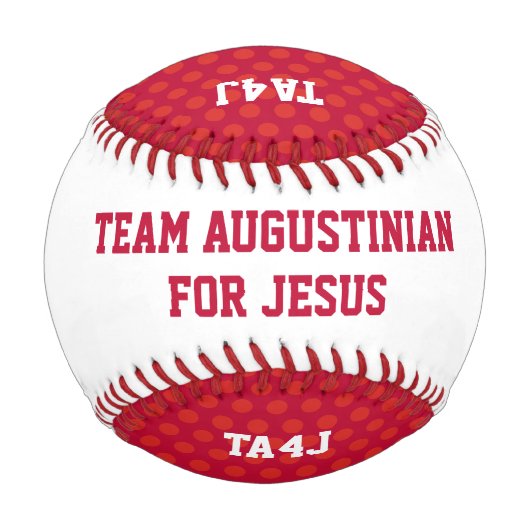 Custom TEAM JESUS Christlich Baseball (Vorderseite)
