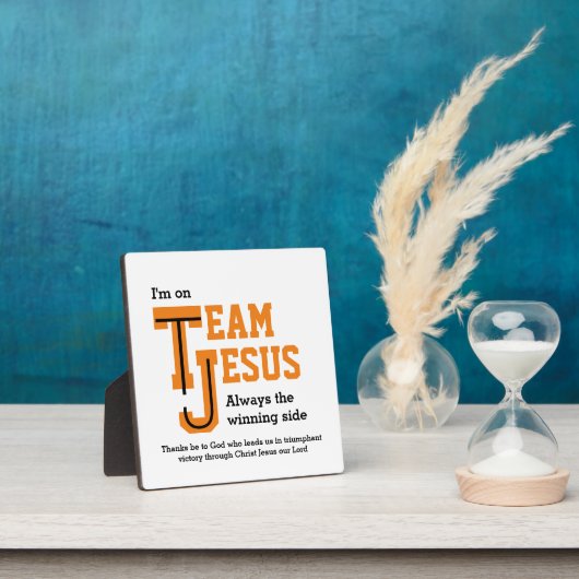 Custom TEAM JESUS Christlich Fotoplatte (InSitu)