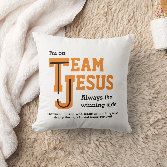 Custom TEAM JESUS Christlich Kids Kissen (Decke)