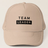 Custom Team Leader Trucker Hat für Gruppenereignis Truckerkappe (Vorderseite)