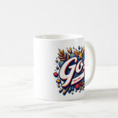 Custom Team Pride Mascot Kaffeetasse (VorderseiteRechts)