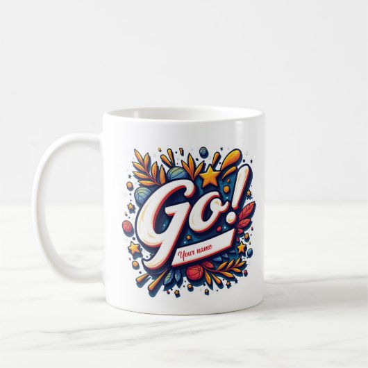 Custom Team Pride Mascot Kaffeetasse (Links)