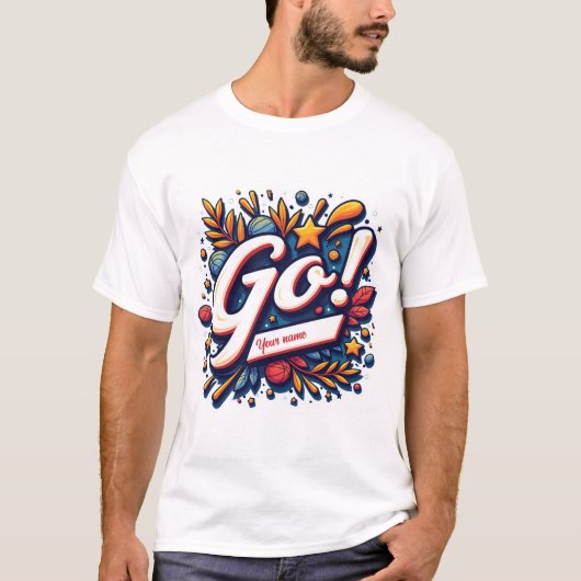 Custom Team Pride Mascot T-Shirt (Vorderseite)
