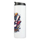 Custom Team Pride Mascot Thermosbecher (Nach rechts gedreht)