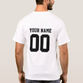 CUSTOM TEAM SPORT Herren Basic T-Shirt (Rückseite)