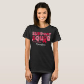 Custom Team Support Squad für Blutkrebs T-Shirt (Vorne ganz)