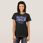 Custom Team Support Squad für Ösophaguskrebs T-Shirt (Vorne ganz)