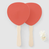 Custom Tear Drop Fan – Fire Opal Bold Fächer (Vorne und Hinten)